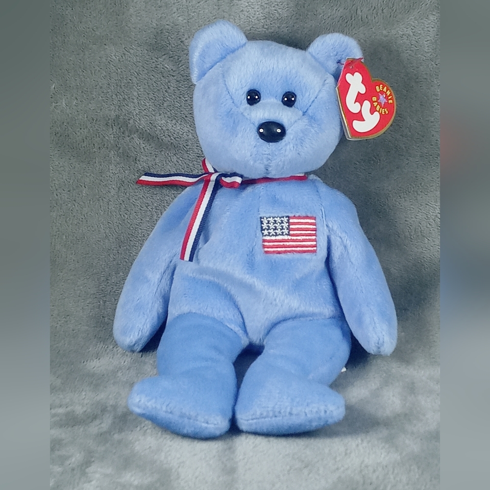 AMERICA (BLUE) BEANIE BABY